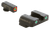 AmeriGlo GL241 Custom Classic Sight Set for Glock  Green Tritium Orange Outline Front Sight-Green Tritium White Outline Rear Sight