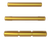 Cross Armory CRGPSGD 3 Pin Set  Compatible w/Glock Gen1-3 Gold Steel