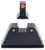 Trijicon GL201C601134 Suppressor/Optic Height Sights  Green/Tritium Orange Outline Front Sight-Green/Tritium Black Outline Rear Sight Glock 17/17L/19/22 Standard Frame