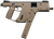 Kriss USA KV10PFD20 Vector SDP Gen2 10mm Auto 33+1 5.50" Black Nitride Threaded Barrel, Flat Dark Earth Picatinny Rail Receiver, FDE Polymer Grip, Glock Magazine Compatible