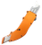 Templar Knife  Squire Utility OTF Razor Plain Orange Anodized 5.38" Aluminum Handle