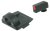 AmeriGlo GL5225 Ghost Ring Sight Set for Glock  Green Tritium Orange Outline Front Sight-Green Tritium Rear Sight