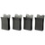 HSP MP2 MAG POUCH INSRT 4 PACK BLK