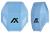 Axil LLC MXPLTB MX Plate  Polymer Over the Head Slate Blue