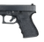 Talon Grips 110R Adhesive Grip  Compatible w/Glock 19/23/25/32/38 Gen4 w/No Backstrap, Black Textured Rubber