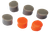 Walker's GWPSILPLGOFDE Silicone Putty  32 dB In The Ear  Flat Dark Earth/Orange Adult 3 Pack