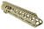 Timber Creek Outdoors ME9HGFDE Enforcer  Aluminum 9" M-LOK Handguard for AR-15