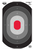 Birchwood Casey 37053 EZE-Scorer Silhouette Oval Target Hanging Paper All Firearms 23" x 35" Black/Gray/Red 5 Targets