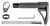 Phase 5 Weapon Systems CMSA Carbine Mini Stock Assembly Black Aluminum for AR15/AR10
