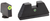 AmeriGlo GL391 Optic Compatible Sight Set for Glock  XL Tall Green Tritium LumiGreen Outline Front Sight-Green Tritium  Rear Sight