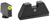 AmeriGlo GL391 Optic Compatible Sight Set for Glock  XL Tall Green Tritium LumiGreen Outline Front Sight-Green Tritium  Rear Sight