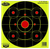 Birchwood Casey 35925 Dirty Bird  12" Bullseye Paper Hanging Pistol/Rifle Black/Yellow 25 Per Pkg