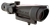 Trijicon 100136 ACOG  Black Hardcoat Anodized 3.5x35mm Illuminated Red Donut .223/5.56 BDC Reticle