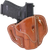 1791 Gunleather BH21CBRR BH2.1  OWB Size 2.1 Classic Brown Leather Belt Slide Compatible w/Glock 17/S&W M&P Shield/Springfield XD Right Hand