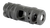 Midwest Industries MIMB6 Muzzle Brake  Black Phosphate Steel with M14x1 LH Threads for 30 Cal AK-Platform