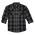 Hornady Gear 32225 Flannel Shirt  2XL Gray/Black,  Cotton/Polyester, Relaxed Fit Button Up