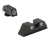 Meprolight USA 102223201 Tru-Dot  Green Tritium White Outline Front Sight-Yellow Tritium White Outline Rear Sight Glock 10 MM/.45ACP