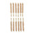 BRONZE RIFLE BORE BRUSH, 338 CALIBER, 8-32M, 12 PACK