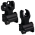 Samson QFHKA2PKG Quick Flip Folding Sights Front(HK) & Rear (A2)  Black Anodized for AR-15