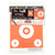 PROSHOT 6" BULLSEYE DAY GLOW ORANGE