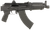 Arsenal SAM7K55 SAM7K  7.62x39mm 30+1 8.50" Black Steel Threaded Barrel, Polymer Handguards, Black Aluminum Forged & Milled Receiver, Mounted 1913 Picatinny Rail, Black Polymer Grips