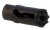 Troy Ind SBRAMED05BT00 Medieval Muzzle Brake Black Steel with 1/2"-28 tpi Threads & 2.25" OAL for 5.56x45mm NATO AR-Platform