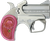 Bond Arms BAMB Mama Bear  357 Mag/38 Special 2rd 2.50" Stainless Steel Double Barrel & Frame, Auto Extractors & Rebounding Hammer, Blade Front/Fixed Rear Sights, Pink Wood Grip, Manual Safety