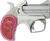 Bond Arms BAMB Mama Bear  357 Mag/38 Special 2rd 2.50" Stainless Steel Double Barrel & Frame, Auto Extractors & Rebounding Hammer, Blade Front/Fixed Rear Sights, Pink Wood Grip, Manual Safety