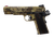 T R Imports 191145CM2 1911 45 ACP 7+1 KT Slide Camo, Walnut Grip