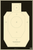 Action Target IDPAP100 Competition Official IDPA Silhouette Tagboard Hanging 23" x 35" Black/White 100 Per Box