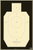 Action Target IDPAP100 Competition Official IDPA Silhouette Tagboard Hanging 23" x 35" Black/White 100 Per Box