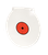 Birchwood Casey RND12 Round Steel Target Plate 12" Centerfire Rifle/Handgun Target Black/Red/White NM500 Steel Hanging