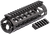 Firefield FF34053 Edge Handguard 6.62" 2- Piece Keymod, Carbine Style Made of 6061-T6 Aluminum with Black Matte Finish for AR-15