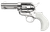 Taylors & Company 200073 1873 Cattleman 357 Mag Caliber with 3.50" Barrel, 6rd Capacity Cylinder, Overall Nickel-Plated Finish Steel & Ivory Birdshead Synthetic Grip