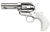 Taylors & Company 200073 1873 Cattleman 357 Mag Caliber with 3.50" Barrel, 6rd Capacity Cylinder, Overall Nickel-Plated Finish Steel & Ivory Birdshead Synthetic Grip