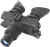 ATN NVGONVG72W NVG7-2W  Night Vision Goggles Matte Black 1x26mm Generation 2+ White Phosphor, 50-57 Ip/mm Resolution
