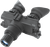 ATN NVGONVG72W NVG7-2W  Night Vision Goggles Matte Black 1x26mm Generation 2+ White Phosphor, 50-57 Ip/mm Resolution