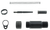 TacFire MAR139C Short Buffer Tube System  Black Anodized Aluminum with QD End Plate for AR Pistol Platform