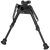 Harris Bipods S-BR2P Swivel BR Picatinny, 6-9", Black Steel/Aluminum, Self Leveling Legs, Rubber Feet