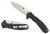 Spyderco C234CFP Amalgam  3.80" Folding Drop Point Plain Satin CPM S30V SS Blade/Black Textured Carbon Fiber/G10 Handle Includes Pocket Clip
