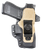DeSantis Gunhide 230KJ3TZ0 Hyeye  IWB Black Kydex Compatible w/ Glock 43/43X/43X MOS Ambidextrous