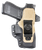 DeSantis Gunhide 230KJ3TZ0 Hyeye  IWB Black Kydex Compatible w/ Glock 43/43X/43X MOS Ambidextrous