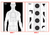 Action Target VTACP100 Sighting Advanced Training Marksmanship/Silhouette Heavy Paper 23" x 35" Black/Gray/White 100 Per Box