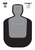 Birchwood Casey 37007 EZE-Scorer BC-19 Silhouette Paper Hanging Universal 12" x 18" Black/Gray/White 100 Per Pkg