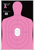 Action Target B27ENPT100 Qualification Shoot for the Cure Silhouette Paper 23" x 35" Pink 100 Per Box