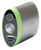 HME HW Hand Warmer  with Light ABS Plastic Sliver w/Green Accent Rechargeable Lithium Ion