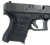 Talon Grips 116R Adhesive Grip  Compatible w/Glock 26/27/28/33/39 Gen4 w/No Backstrap, Black Textured Rubber