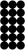 Pro-Shot P216 SplatterShot Repair Pasters Black 1" Self-Adhesive 216 Pasters