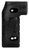 Mdt Sporting Goods Inc 105173BLK Premier Vertical Grip Black Polymer, Removable Side Panels, Fits MDT Chassis