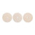 UNMOUNTED FELT BOB SQUARE 1''X1/8'' 3 PACK